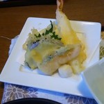 海鮮問屋 北の商店 - サクッと揚がった天婦羅