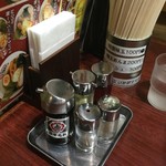 大島ラーメン - 卓上