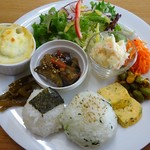 ツキカフェ - ワンプレート(スープ付)850円