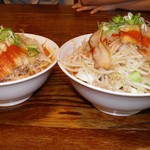 らーめんでぽっと - ヤサイマシマシ比較