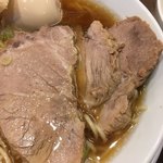 中華そば まるたけ - 全部のせは分厚いチャーシューが3枚