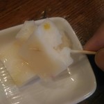 香港雲呑専門店 賢記 - プチデザートの杏仁豆腐