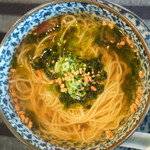 私房菜 きた川 - あおさ麺