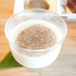 私房菜 きた川 - チアシード入り杏仁豆腐