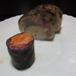 本濱 - 鰹とウニの海苔巻き＆サゴチの棒寿司