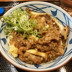 丸亀製麺 - 牛肉平茸しぐれ（並）【2018.8】