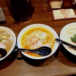 ラーメン屋 切田製麺 - カリー・海老味噌・しお【Aug.2018】