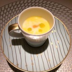 銀座 レカン - アミューズのスープ