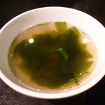 Houmien - ワカメスープです。