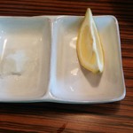 秋刀鮪だし 宣久 - （旧）大根おろしとレモン