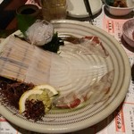 唐津、呼子産やりいか刺