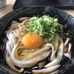 伊勢うどん　太田屋 - 月見うどん大盛り 650円