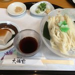 吉野本葛 天極堂 - ［2018年8月］今回も冷やし葛うどんセット 葛餅付き