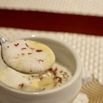 ビストロ ダイア - 愛知県産トウモロコシの冷製スープ エシャロットフライ