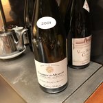 神楽坂 鉄板焼 中むら - カウンターと赤ワイン