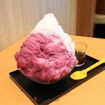 丸じゅん - 紫芋のかき氷