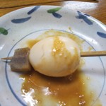 喰うかい - おでん(たまご) １００円(税込)(2018年8月24日撮影)