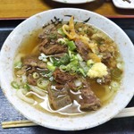 喰うかい - 牛すじうどん(小) ４００円(税込)(2018年8月20日撮影)