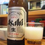 とり雅 - 瓶ビールが安い