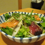 宝の幸 - 海鮮のカルパッチョ風サラダ
