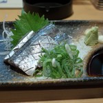 鉄板居酒屋OHANA - 秋刀魚のお造り