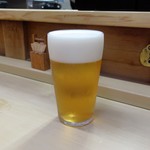 家庭料理 小川 - 生ビール