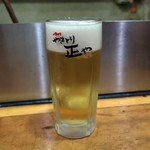 やきとり 正や - 生ビール