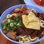 Baji Pamai - 料理写真:1808_Baji Pamai Mall of Indonesia_Bakmie Chasio/Mie Holus(B)@38,000Rp(バクミーチャーシュー大盛)