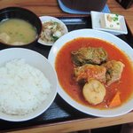 とり雅 - ロールキャベツ定食