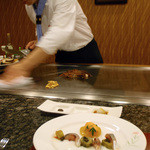 大谷山荘 - 前菜とシェフ