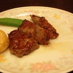 スカイダイニング256 スターゲイト - ステーキ　　これが一番おいしかったかも。