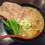 Kawabe - 2018年8月 厚切り炙りチャーシュー麺　1200円