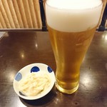 かわべ - 2018年8月 生ビール　500円