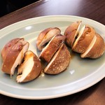 東海苑 - しいたけ焼き。