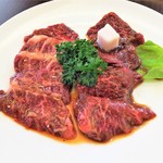 東海苑 - 上ハラミ＆上ロース。