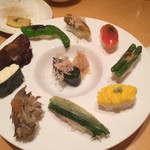 旬菜すし鮮 きずな屋 - しゅんさいにぎり10貫