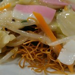 天津包子館DELI - パリパリ麺です