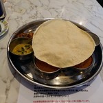 インド食堂TADKA - ノンベジミールス、1150円、バスマティライスに変更で150円アップ