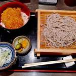 Kiyari - タレひれかつ丼とセイロそば