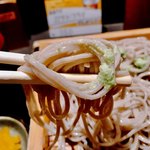 きやり - 本山葵なのでそばの旨味も引き立つ