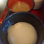 そば処幸山 - 蕎麦湯