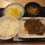 松屋 - カルビ焼肉定食