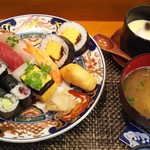 玄海鮨 - 「海」ランチ 茶碗蒸しと貝汁が付きます