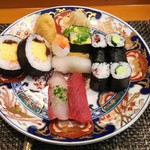 玄海鮨 - 「海」ランチメイン  リバースアングル