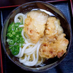 東かがわマルタツ手打ちうどん - とり天うどん