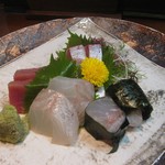Ajidokoro Akishima - 金目鯛、ヨコワ、ヒラマサ、ヒラメ