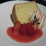 銀座うかい亭 - シフォンケーキ