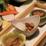 토키와칸 - 突き出しの3品