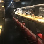 Kuroge wagyuu marugoto ittou gai sumibi yakiniku doutonbori mitsuru - 店内（4階）