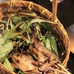 ふわり家 - 鮎の笹焼き